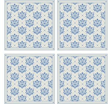 Posavasos vintage con motivos florales - TenVinilo