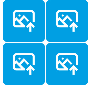 Untersetzer personalisiert Personalisiertes familienfoto - TenStickers