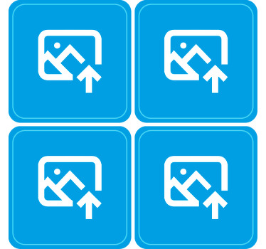 Untersetzer personalisiert Paar foto - TenStickers