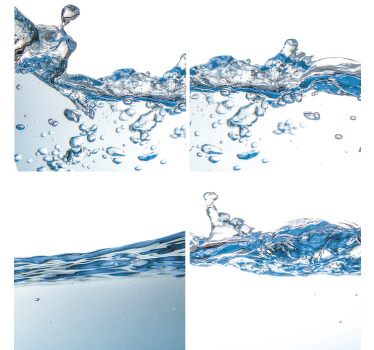 Sottobicchiere effetto acqua - TenStickers