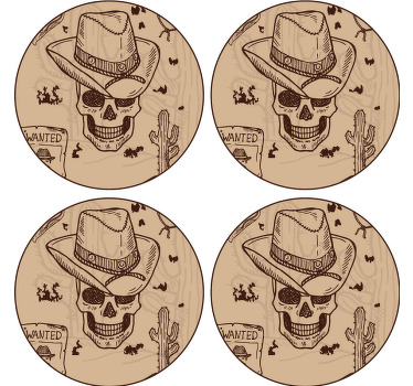 Länsimaiset kuvakkeet juoma lasinalunen - Tenstickers