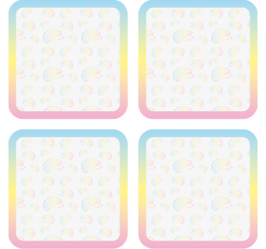 Dikobraz nakreslený v linkách na pitie - Tenstickers