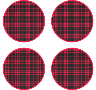 Posavasos navideños cuadrados típicos navidad - TenVinilo