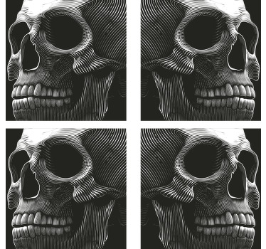 base para copos original de halloween - TenStickers