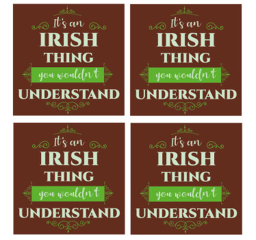 It's a Irish thing more coasters - TenStickers