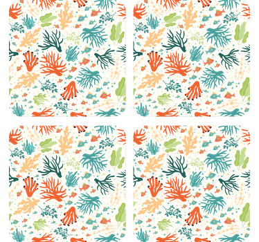 šarene podstavke za morski život koralja - TenStickers