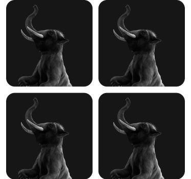 Bases para copos modernas base para copos de elefante p & b - TenStickers