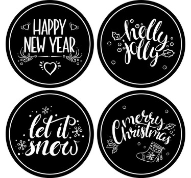 Farklı noel sözler noel altlığı - TenStickers