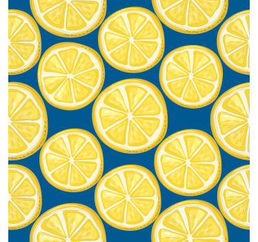 黄色柠檬片现代杯垫 - TenStickers