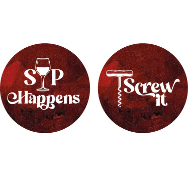 Forskellige vinordsprog tekstunderlag - TenStickers