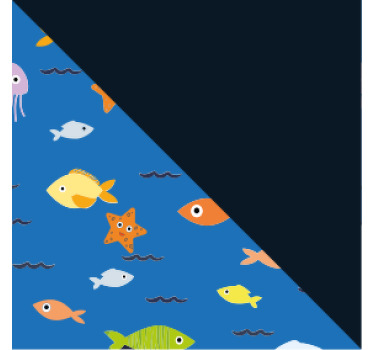 Pequeños peces de colores más posavasos - TenVinilo