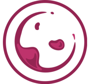 glass wine mark  modern coaster - TenStickers