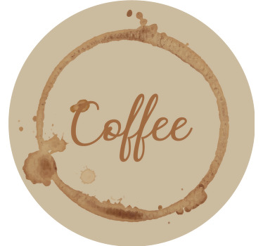 Kahvin jäljitys modernit lasinaluset - Tenstickers