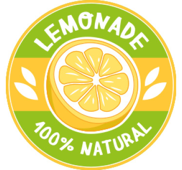 Dessous de verre vintage limonade 100% naturelle - TenStickers