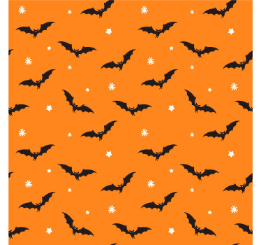 Fladdermöss halloween glasunderlägg - Tenstickers