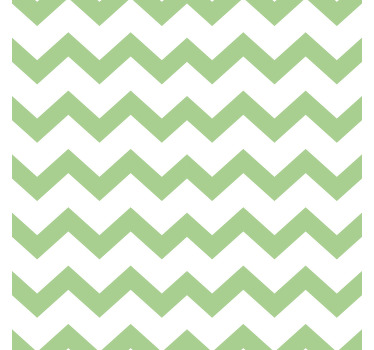 Posavasos moderno Zig zag verde lima - TenVinilo