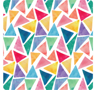 Posavasos textura Mosaico de colores - TenVinilo