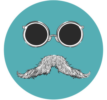 dessous de verre moderne Illustration de hipster - TenStickers