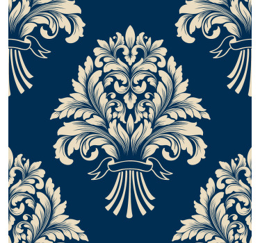 Damascus motifs vintage coaster - TenStickers