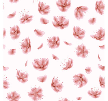 Elegant pink cherry blossoms modern coaster - TenStickers