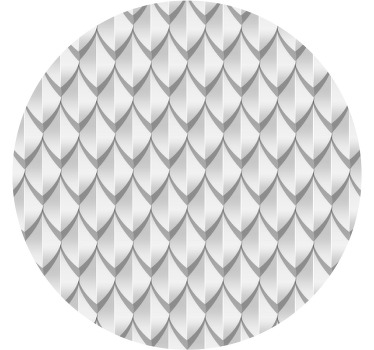 円形の灰色の龍の模様のテクスチャーのコースター - TENSTICKERS