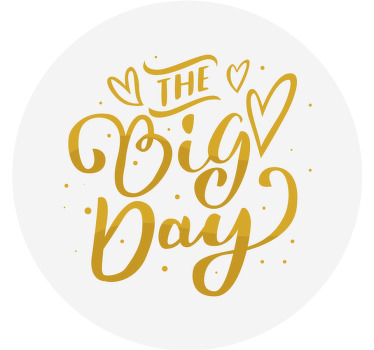 Stor dag - hvit eleganse underlag bryllup - Tenstickers