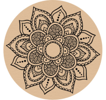 Mandala lesen vzorec za pivske podstavki - TenStickers