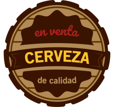 Pivní kvalitní pivní vinylové rohože - TenStickers