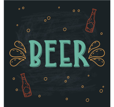 Pivo nastaveno jako design 90. Let - TenStickers