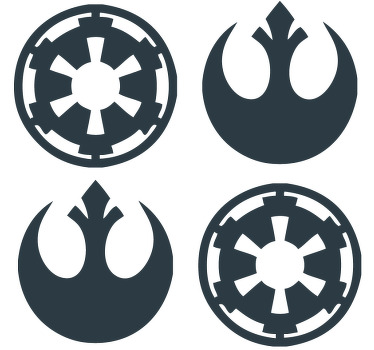 Posavasos moderno posavasos de star wars - TenVinilo