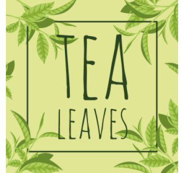čajové lístky modernípodtácek - TenStickers