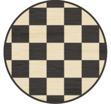 Posavasos textura Madera a cuadros en blanco y negro - TenVinilo