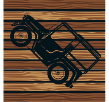 Vintage jeep vintage coaster - TenStickers