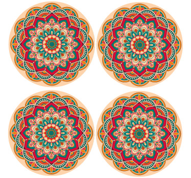 Mandala navrhuje více tácků - TenStickers