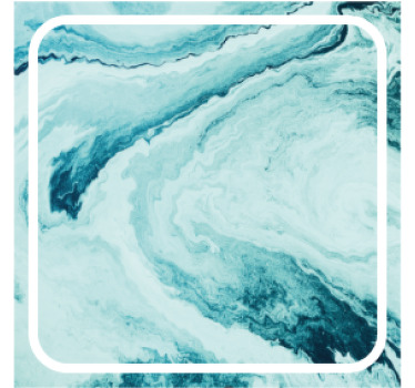 Posavasos textura Olas de mármol azul - TenVinilo