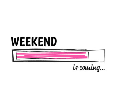 Week-end is coming modern coaster - TenStickers