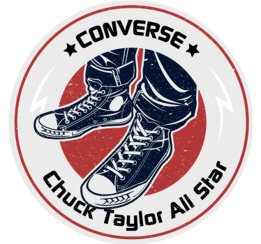 Posavasos vintage Diseño converse - TenVinilo