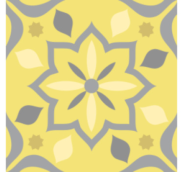 Pantone květinové dlaždice podtácky - TenStickers