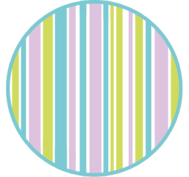 Dessous de verre moderne Beau design rayé - TenStickers