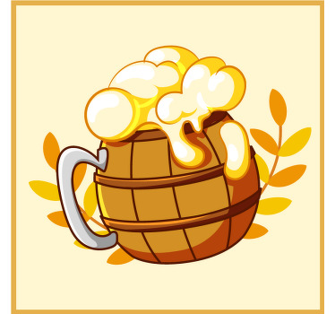 Sodček za pivske podstavki - TenStickers