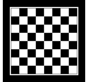 Posavasos frikis Tablero de ajedrez de forma asimétrica - TenVinilo