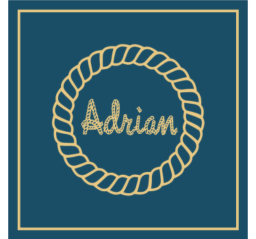 Henkilökohtainen köysi-ankkuri muokattavat lasinaluset - Tenstickers