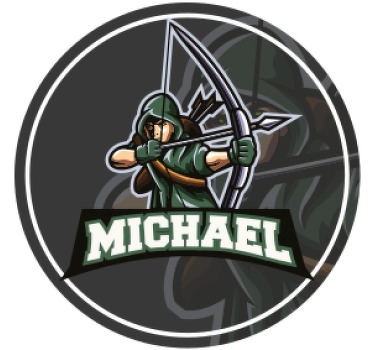 Okçu kişiselleştirilmiş bardak altlıkları - TenStickers