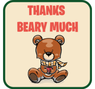 Dessous de verre bizarre Jeu de mots nourriture - TenStickers