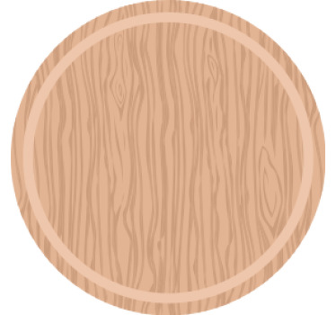 Texture coasters with wood grain finish - TenStickers