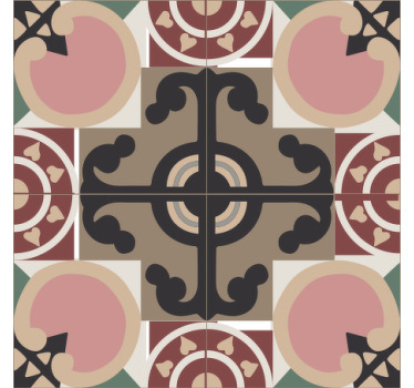 Toledo ploščice podloga za ploščice - TenStickers