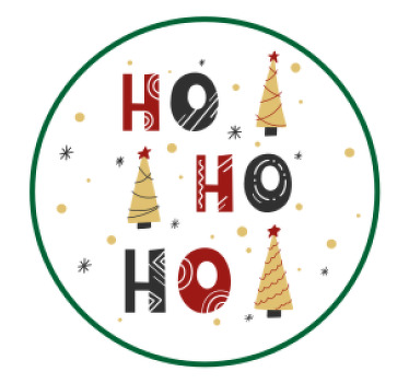 Posavasos navideño Ho - TenVinilo