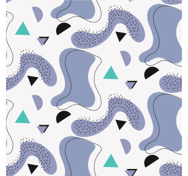 Vintage podstawka pod kubek Model koloru memphis - TenStickers