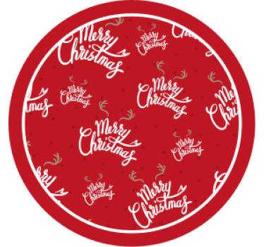 Glædelig jul rensdyr julebåd - TenStickers