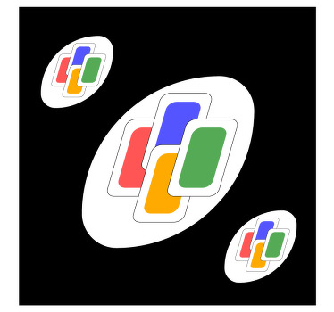 UNO card color change  geek coasters - TenStickers